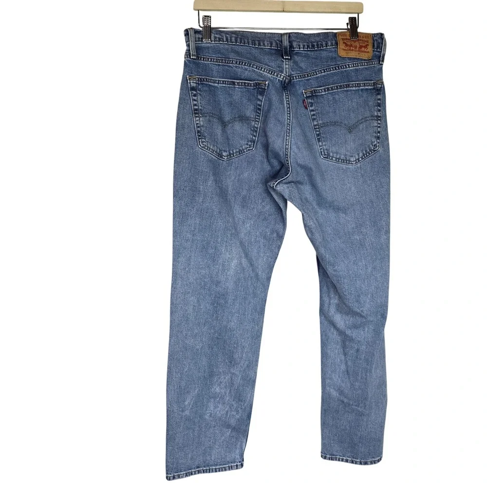 Levi's 559 Relaxed Straight Jeans Mens 36x32 Blue Cotton Denim Classic Casual